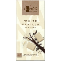 iChoc Bio Fehércsokoládé jellegű Tejmentes Csokoládé 80 g