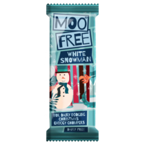Moo Free Tejmentes Fehércsokoládé Hóember szelet 32g