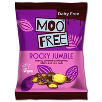 Moo Free Tejmentes Csokoládé Drazsé Rocky Jumble VEGÁN 100G