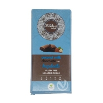 Health Market Milkless Delight kókusztejes csokoládé egész mogyoróval édesítőszerrel 80g