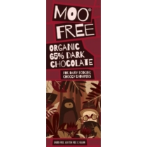 Moo Free Bio 65% Tejmentes Étcsokoládé jellegű tábla 80g
