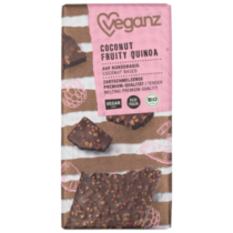 Veganz Bio Kókusz Csokoládé Gyümölcsös Quinoa 80g