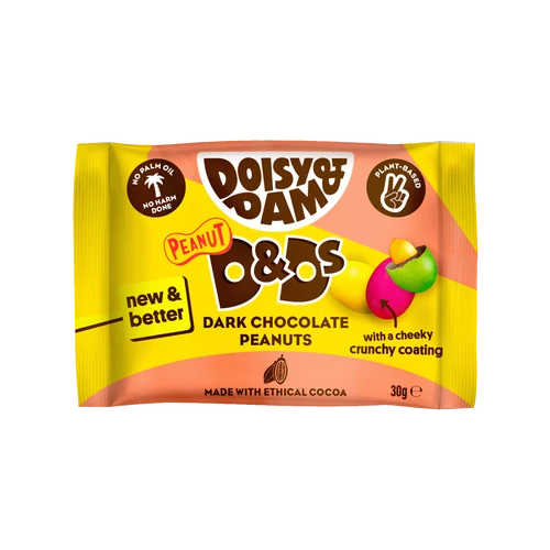 Doisy & Dam Étcsokoládéval bevont mogyorós drazsé 30g