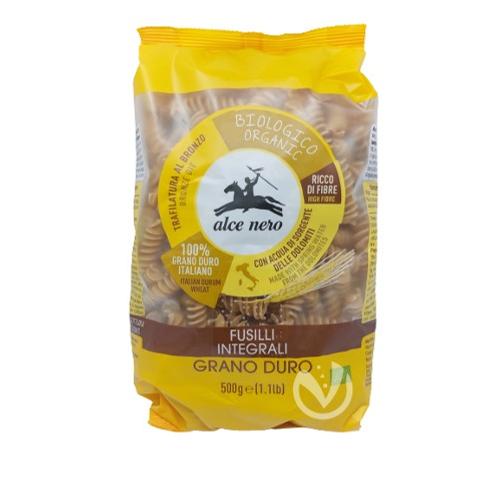 Alce Nero Bio teljes kiőrlésű fusilli 500 g