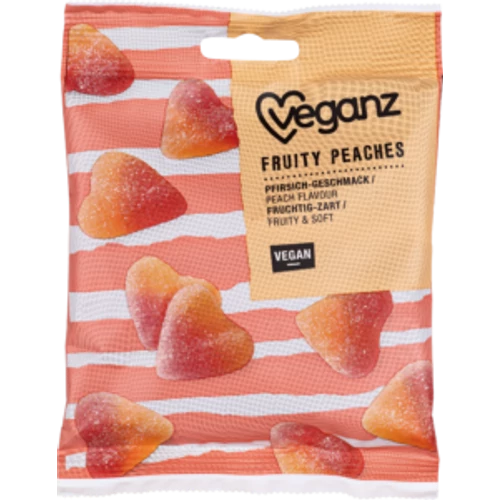 Veganz Gyümölcsös Barackos Gumicukor Vegán 100g