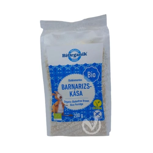 BiOrganik Gluténmentes Bio Barnarizs kása 200 g 