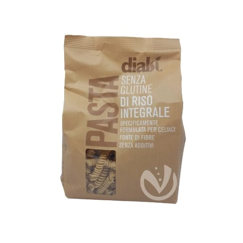 Dialsí barna rizsliszt tészta fusilli 400 g