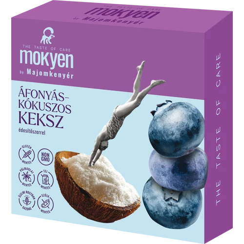 Majomkenyér Áfonyás-kókuszos keksz Glutén és laktózmentes 50G