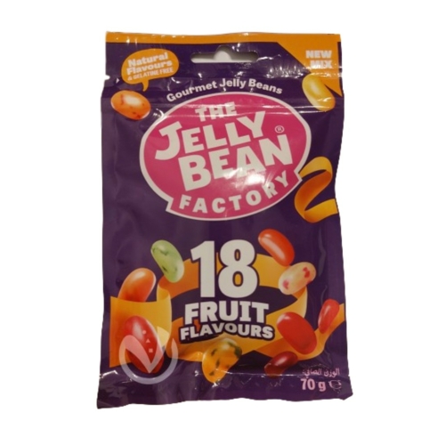 Jelly Bean Gyümölcskoktél Cukorkák 18 ízben tasakban 70g