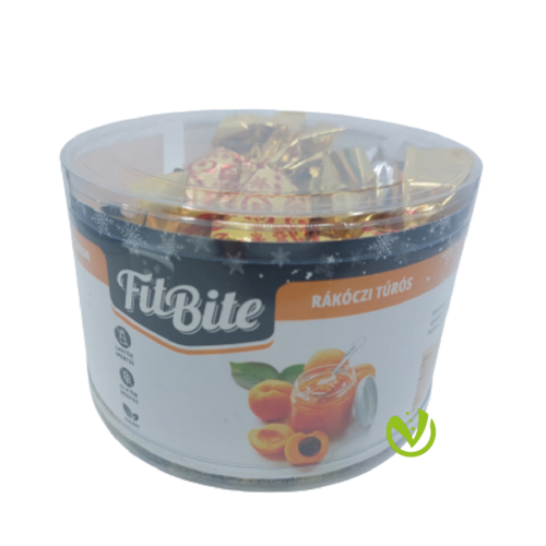 FitBite Rákóczi Túrós ízű díszdobozos tejmentes szaloncukor cukormentes gluténmentes 200g