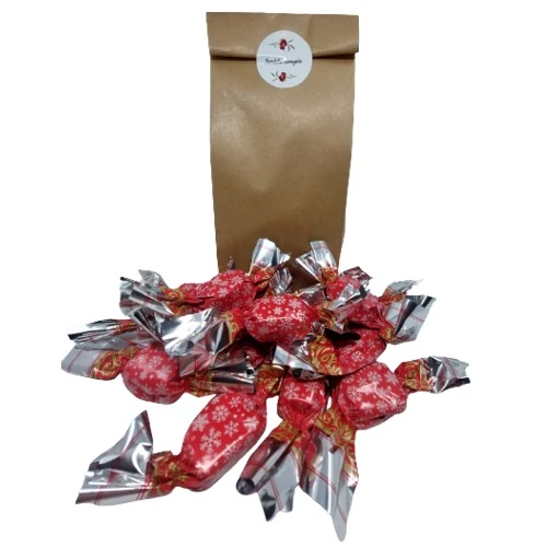 FitBite Málnazselés tejmentes szaloncukor cukormentes gluténmentes 200g
