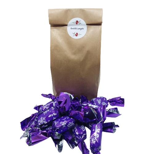 FitBite Narancs trüffel ízű tejmentes szaloncukor cukormentes gluténmentes 200g