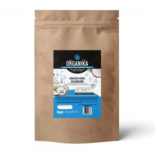 Organika Kókuszos Cukormentes Vegán Szaloncukor belga étcsokoládéval mártva 250g