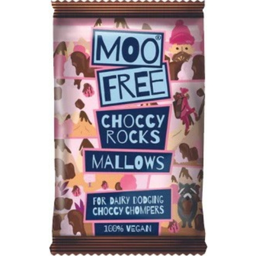 Moo Free Choccy Rocks Mallows drazsé 35g