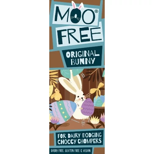 Moo Free Húsvéti Tejmentes Tejcsokoládé Nyuszi figura szelet 32g