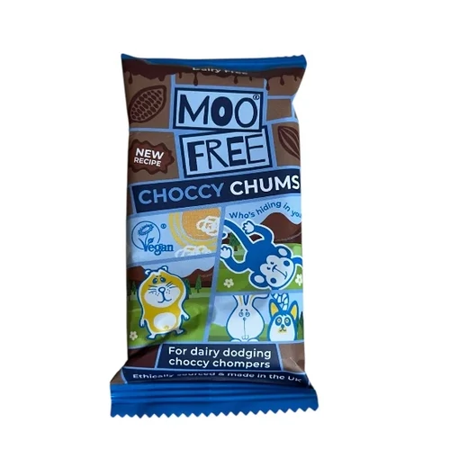 Moo Free Tejmentes Csokoládé szelet Choccy Chums VEGÁN 20G