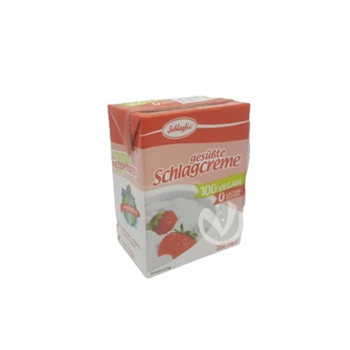 Schlagfix Vegán Habkrém 15 % édesített 200 ml