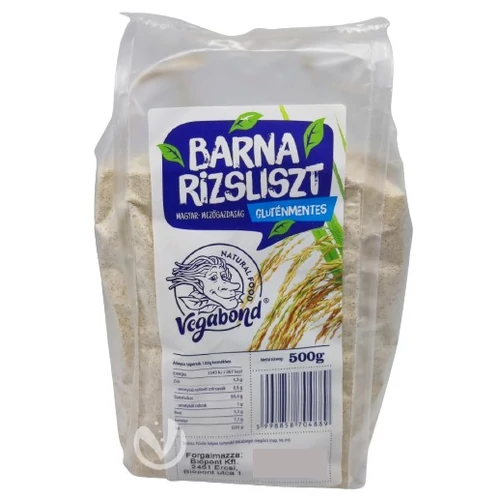 Vegabond barna rizsliszt 500g 